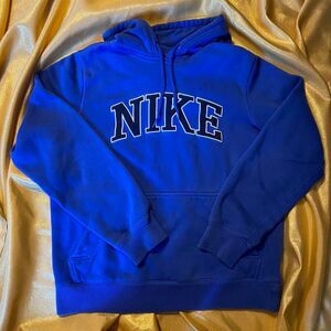 Nike Women's Blue and Black Sweatshirt